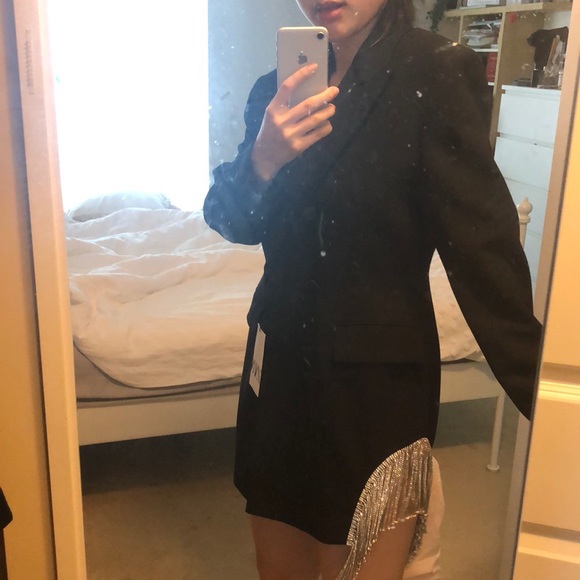new zara black dress jacket for sale - Picture 6 of 6